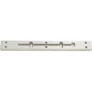 Alarm Controls AM3305 Single Drop Down Plate, 5/8" Spacer for 600LB Lock, Clear Anodized