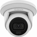 Hanwha ANE-L7012L Wisenet A Series 4MP Super-Compact White Light Flateye Camera, 3mm Lens, IP66, IK10