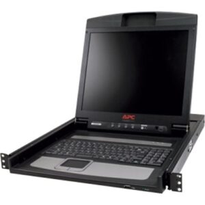 APC AP5719 19" Rack LCD Console, 1U Rack-Mountable Keyboard, Mouse, and LCD Console