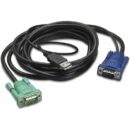 APC AP5822 Integrated Rack LCD/KVM USB Cable, 10'