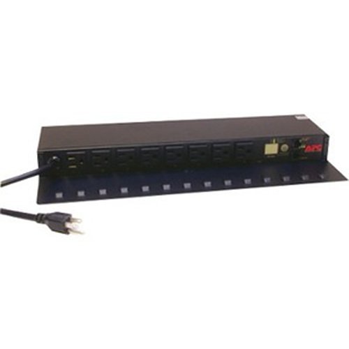 APC AP7900B Rack PDU, Switched, 1U RMS, 15A, 100/120V, NEMA 5-15 Outlets