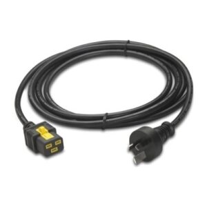 APC AP8754 Power Cord, Locking C19 to Australia Plug, 3.0m