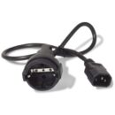 APC AP9880 Power Cord, C14 to CEE 7/7 Schuko, 0.6m