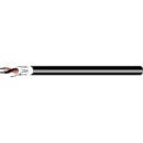 West Penn AQ293BK1000 18/2 Stranded Shielded Audio Cable, AQUASEAL Direct Burial CL3, FPL, 1000' (304.8m), Reel, Black