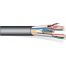West Penn AQC1822GY0500 Access Control Composite Cable Indoor/Outdoor AQUASEAL, 500' (152.4m), Reel, Gray