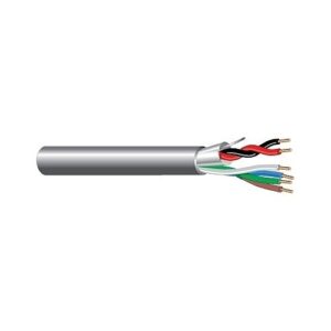 West Penn AQC369GY1000 22/6 Solid bare Copper Conductor, Unshielded/Shielded with Blueseal Tape and Overall Jacket