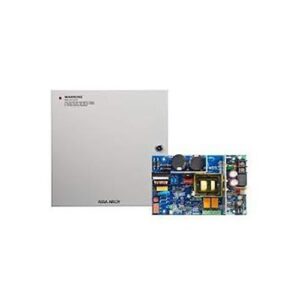 Securitron AQD4-8F8R1 Amp Dual Voltage Power Supply with Enclosure, Outputs, Relay, Amp Glass Fuses