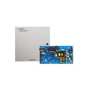 Securitron AQD6-8F8R2 Amp, Dual Voltage Power Supply with Enclosure, Outputs, Amp Glass Fuses, Relays, Fire Trigger