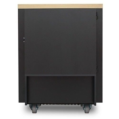 APC AR4018A NetShelter CX 18U Soundproof Server Rack Enclosure, 100V-120V, 1015mmHx750mmWx1130mmD, Grey and Oak