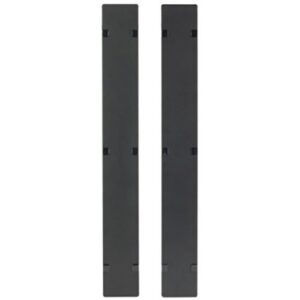 APC AR7589 NetShelter Vertical Cable Manager with Hinged Covers, 2-Piece, Black