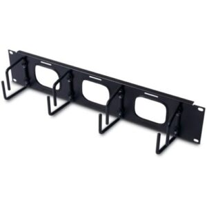 APC AR8428 Cable Manager, Cable Organizer Horizontal 2U with Pass Thru Holes