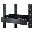 APC AR8605 3U Horizontal Cable Manager with 6" Fingers, Top and Bottom, Black