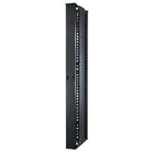 APC AR8625 Performance, Vertical Cable Manager for and Post Racks, 84"x6", Double-Sided with Doors