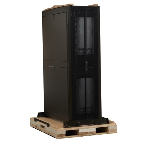 APC AR9307SP-R NetShelter SX Server Rack Enclosure with Ramp, 48U, High Strength, 3500 lbs, Black