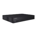 Hanwha ARK-AE44012R Kit with 1x ARN-410S-2TB Wisenet A Series 4-Channel 4K PoE with 2TB, 4x ANE-L6012R 2MP Wisenet Super-Compact IR Flateye Camera and 4x SBV-A14B Back Box, White