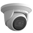 Hanwha ARK-AE44012R Kit with 1x ARN-410S-2TB Wisenet A Series 4-Channel 4K PoE with 2TB, 4x ANE-L6012R 2MP Wisenet Super-Compact IR Flateye Camera and 4x SBV-A14B Back Box, White