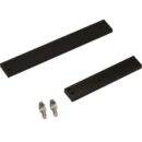 Securitron ASB-32BK 8" Aluminum Shim Bracket for Aluminum Doors M32, Black