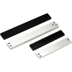 Securitron ASB-32CL 8" Aluminum Shim Bracket for Aluminum Doors M32, Clear