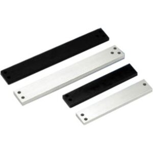 Securitron ASB-62CL 8" Aluminum Shim Bracket for Aluminum Doors M62, Clear