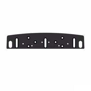 Securitron ASB-680BK ASB Aluminum Shim Bracket, Black Anodized