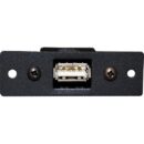 Wiremold AV4005BK USB Female to USB Female Adapter, Black