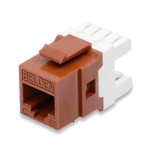 Belden AX101307 CAT5E Modular Jack, RJ45, KeyConnect Style, Grey