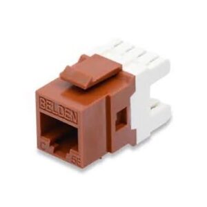 Belden AX101308 CAT5e, KeyConnect Jack, Single Pack, Almond