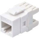 Belden AX101320 CAT6 Plus Modular Jack, RJ45, KeyConnect Style, Electric White, Single Pack
