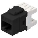Belden AX101321-B24 CAT6 Plus Modular Jack, RJ45, KeyConnect Style, Black, 24-Pack