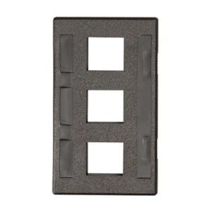 Belden AX102291 KeyConnect Modular Furniture Adapter, 3-Port, Electric White