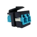 Belden AX102421 KeyConnect Fiber Module LC Duplex, Black