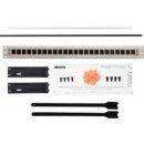 Belden AX103254 10GX KeyConnect 24-Port Patch Panel, 1U RMS, Titanium