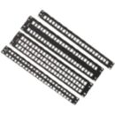 Belden AX103256 10GX KeyConnect 48-Port Patch Panel, 2U RMS, Titanium