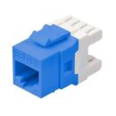 Belden AX104193 CAT6 Plus Modular Jack, RJ45, KeyConnect Style, Blue