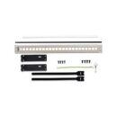 Belden AX104563 KeyConnect Shielded Patch Panel, 24-Port, 1U, Titanium