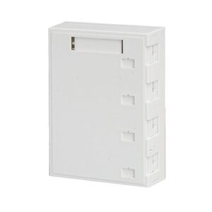 Belden AX106512-BK 6-Port KeyConnect Termination Media Box, Black