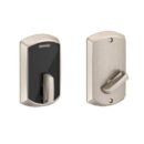 Schlage BE467F Control Smart Lock Deadbolt Greenwich Trim, Satin Chrome Finish