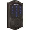 Schlage Connect Smart Deadbolt with Camelot Trim, Z-Wave Plus Enabled