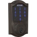 Schlage Connect Smart Deadbolt with Camelot Trim, Z-Wave Plus Enabled