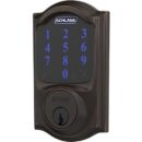 Schlage Connect Smart Deadbolt with Camelot Trim, Z-Wave Plus Enabled