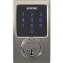 Schlage BE469ZP CEN 619 Century Connect Smart Door Lock, Z-Wave, Satin Nickel