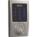 Schlage BE469ZP CEN 619 Century Connect Smart Door Lock, Z-Wave, Satin Nickel