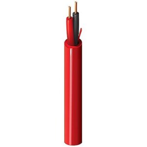 Belden 6320UJ 0021000 18/2 Fire Alarm Cable, Solid BC, Unshielded, FPLP, 1000' (304.8m) Bulk, Red