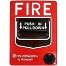 Fire-Lite BG-12 Dual Action Pull Station with SPST N/O Switch, Screw Terminal Connections, Hex Lock