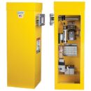 Linear BGU-D-14-211 BGU-D Series 1/2 HP Barrier Gate Operator with DC Battery Backup and 14' Arm, Yellow