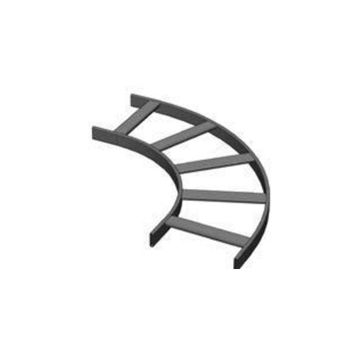 Belden BLEB822-24B Cable Runway E-Bend UL Classified 90˚ Gradual Sweep in Horizontal Plane, Black