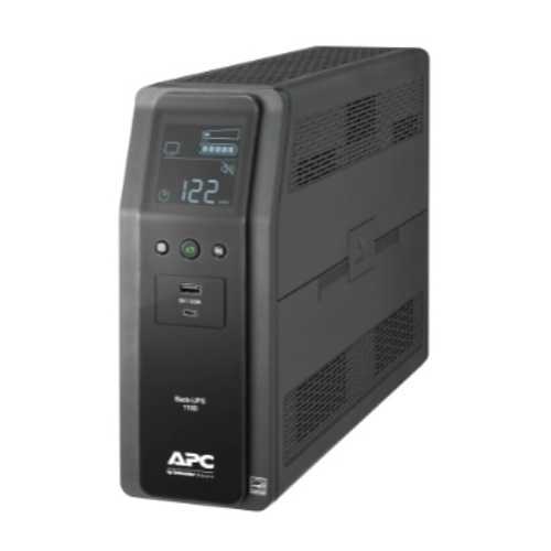 APC BN1100M2-CA APC Back-UPS Pro 1100VA, 10-Outlets and 2-USB Charging Ports, AVR, LCD interface