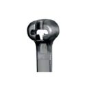 Panduit BT2M-M30 Dome-Top Barb Tie, 18 lb Strength, 1000-Pack, Black