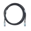 Belden C5F1100050 CAT6+ 24/4 Solid Modular Patch Cord, Bonded-Pair, 50', Black