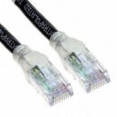 Belden C601100002 CAT6 Plus Patch Cable, 24/4 Solid Bonded-Pair, CMR, T568A/B-T568A/B, '(0.6m), Gray